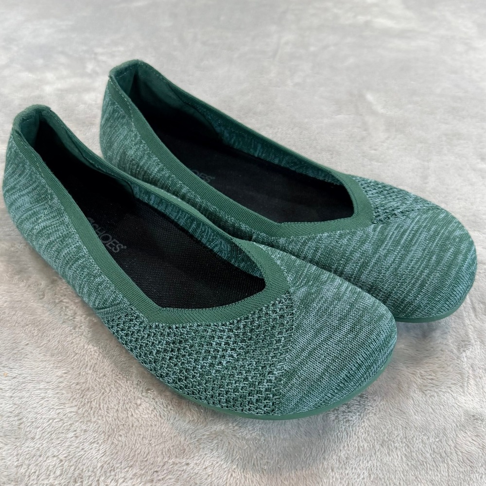 Xero Shoes Womens Phoenix Knit Barefoot Flat Green Size 8.5